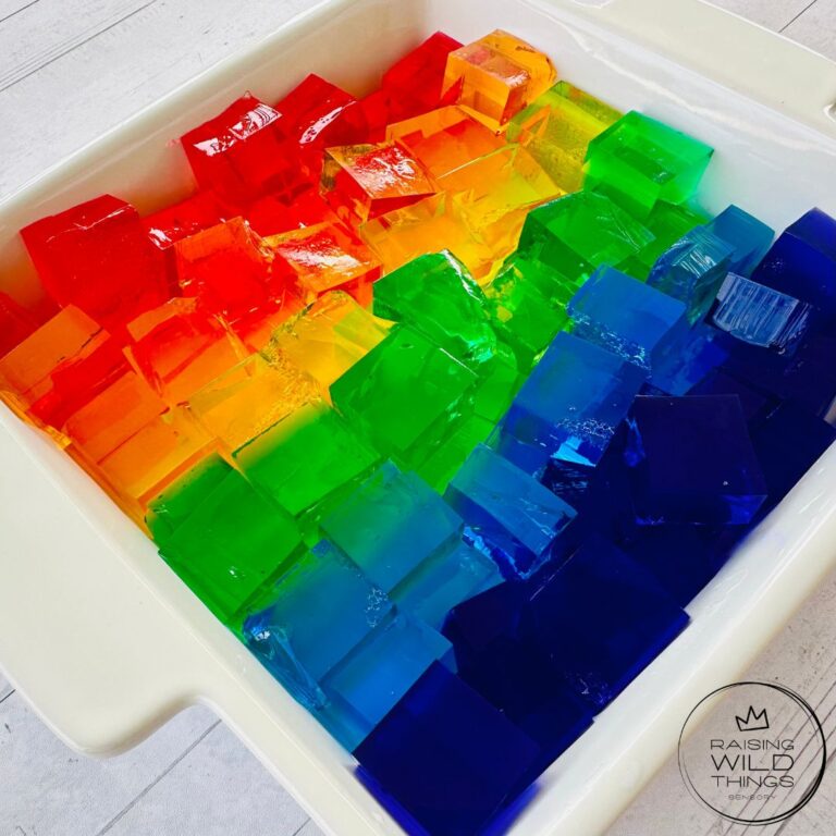 How to Make Jello Blocks for Sensory Play