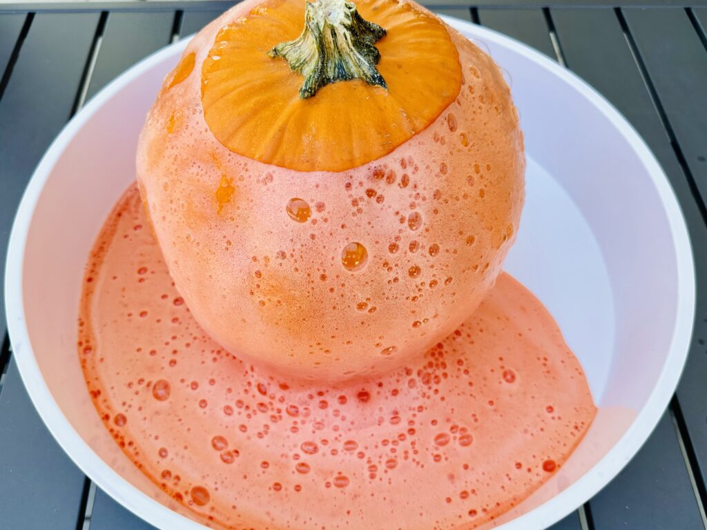 How To Make An Erupting Pumpkin Volcano