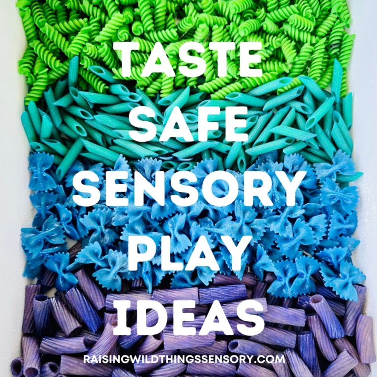 Best Taste Safe Sensory Play Ideas For Babies and Toddlers