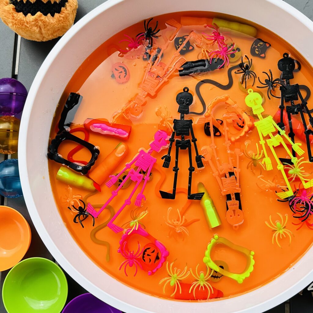 How To Create The Best Halloween Jello Sensory Bin