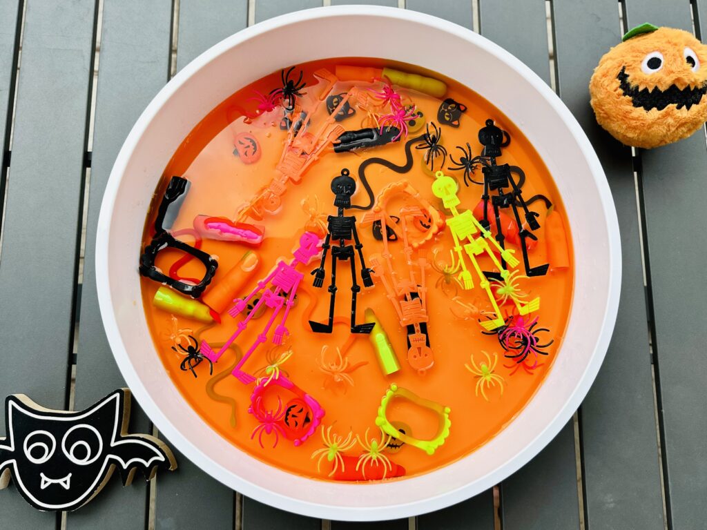 How To Create The Best Halloween Jello Sensory Bin