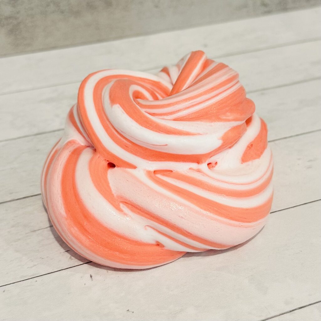 How To Make Fluffy Candy Cane Slime