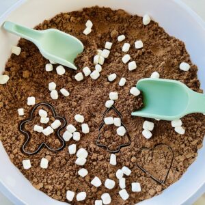 Hot Chocolate Cloud Dough