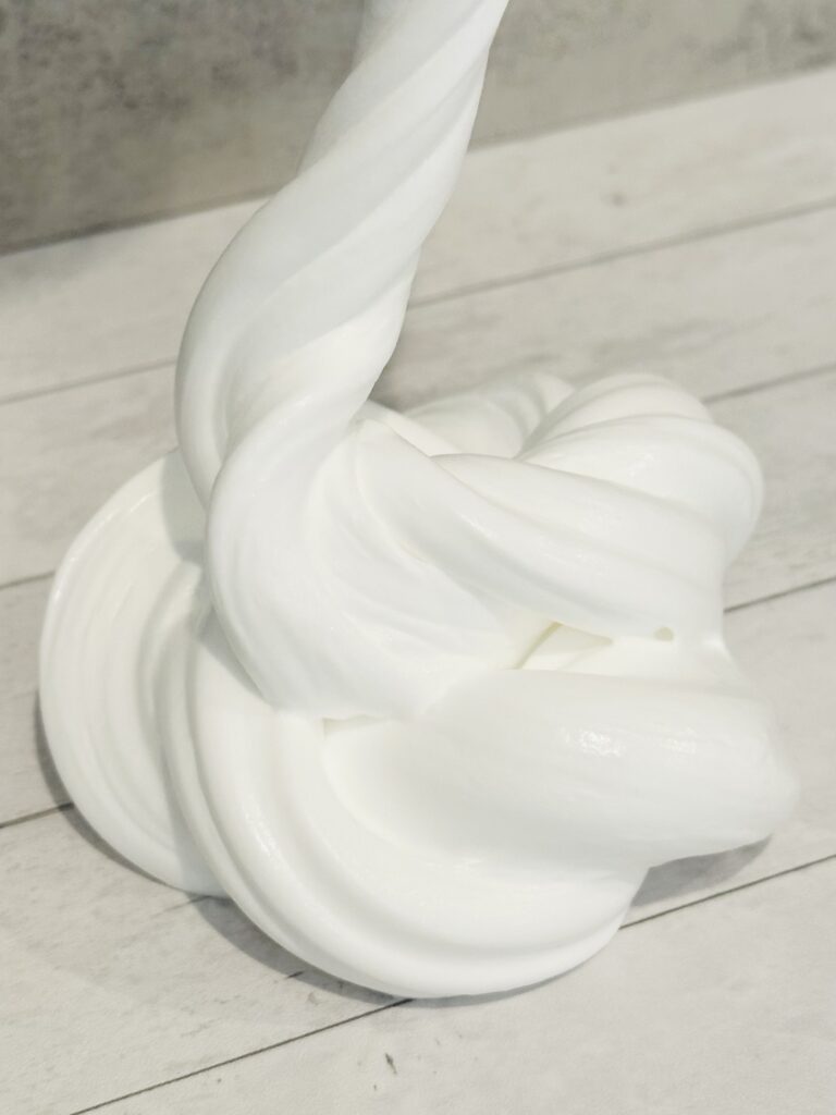 How To Make Fluffy Snow Slime