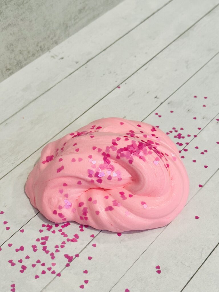 How To Make Valentine's Day Fluffy Slime