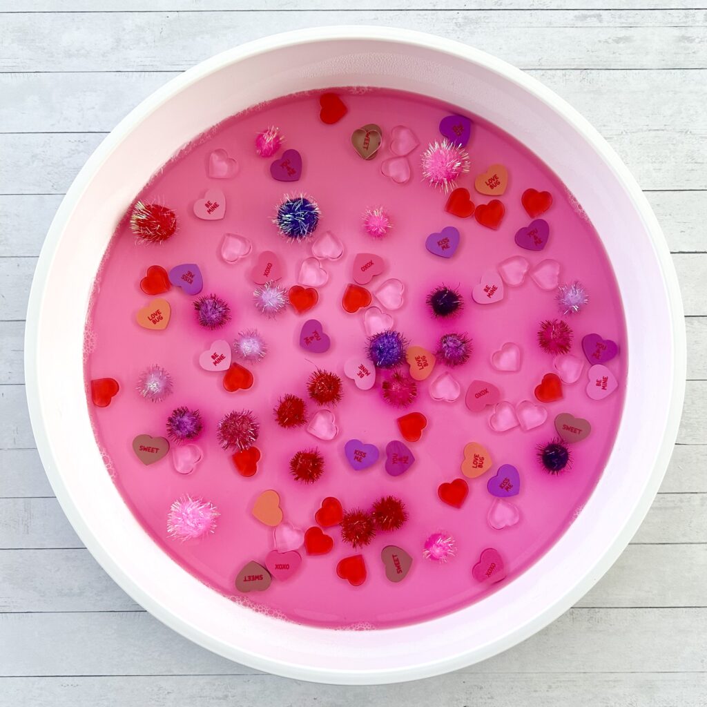 How To Create A Sweet Valentine's Day Jello Sensory Bin