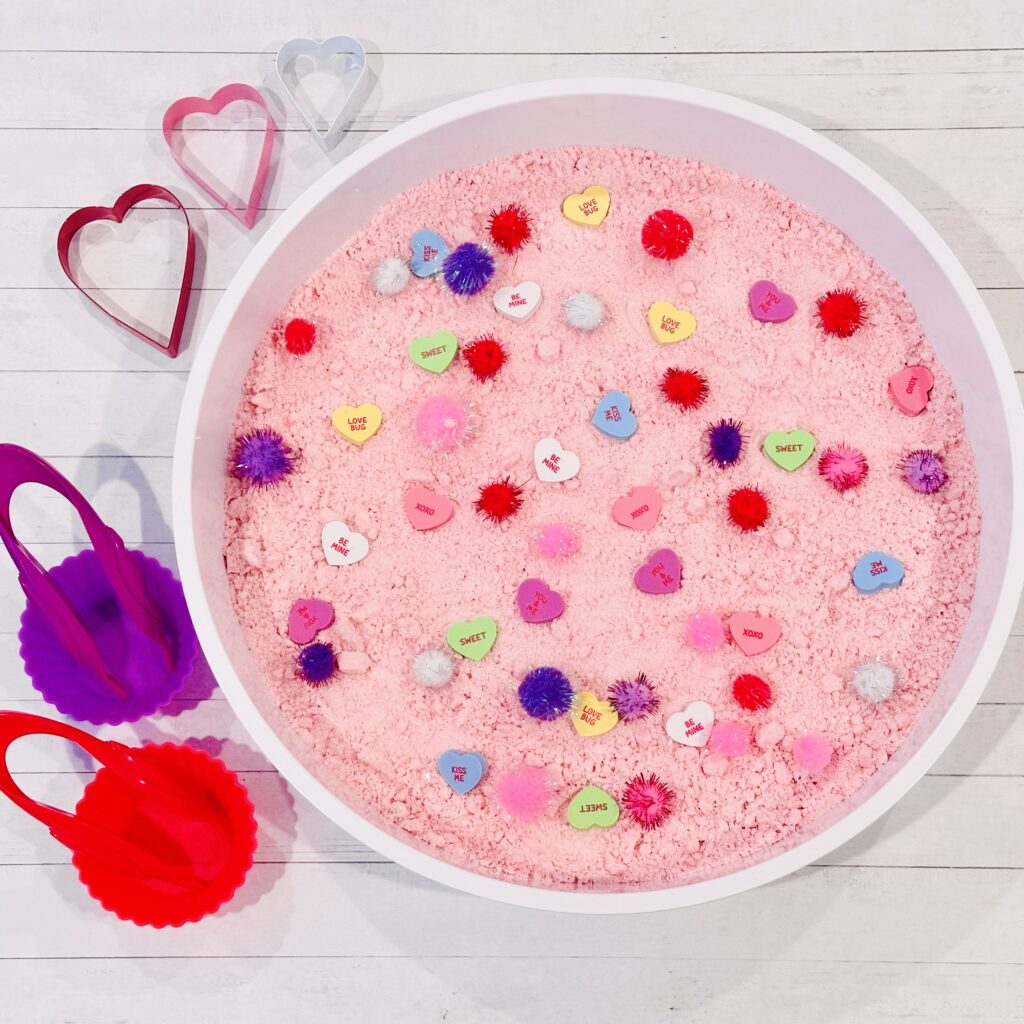 How To Make 2-Ingredient Edible Valentine's Day Moon Dough