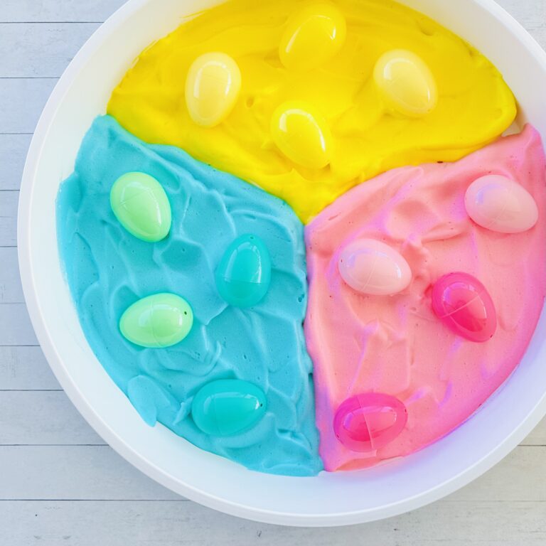 How To Make Easter Chickpea Sensory Foam