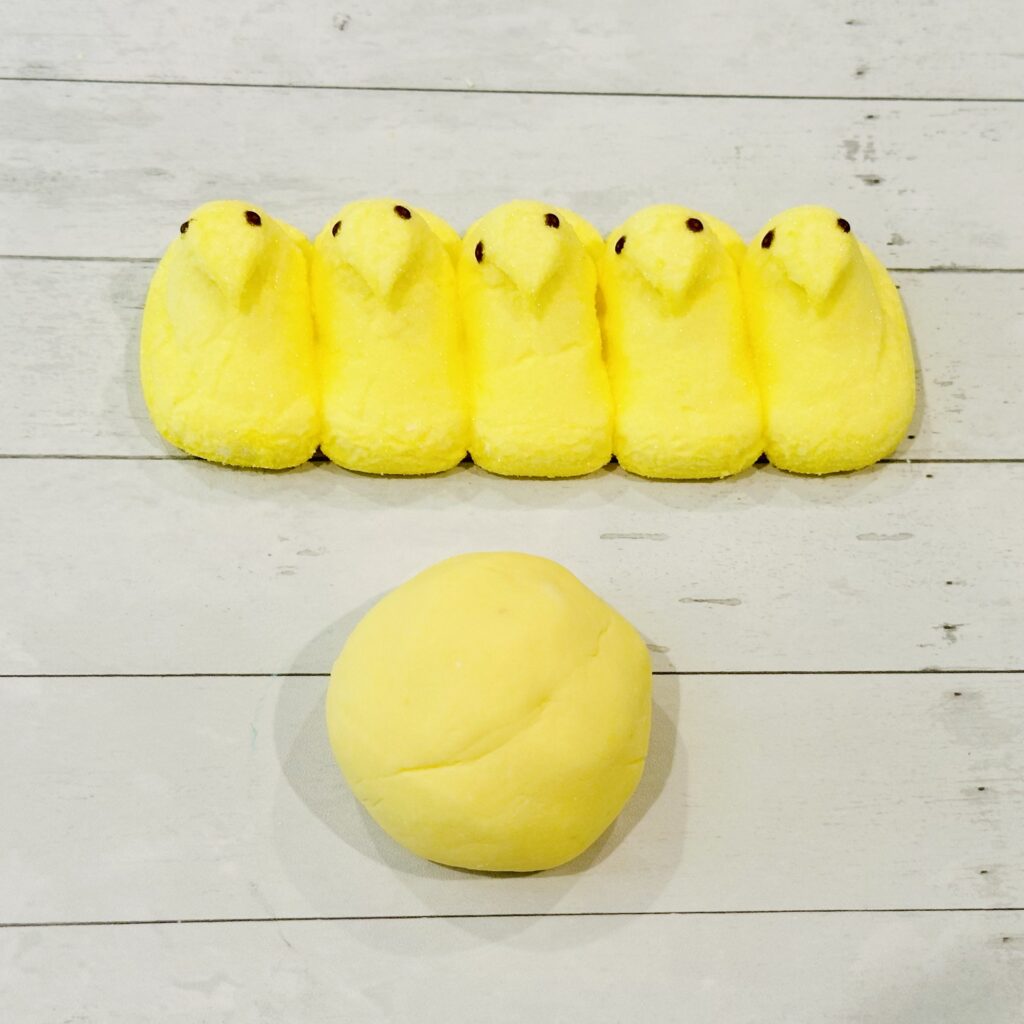 How To Make Taste-Safe Easter Peeps Slime