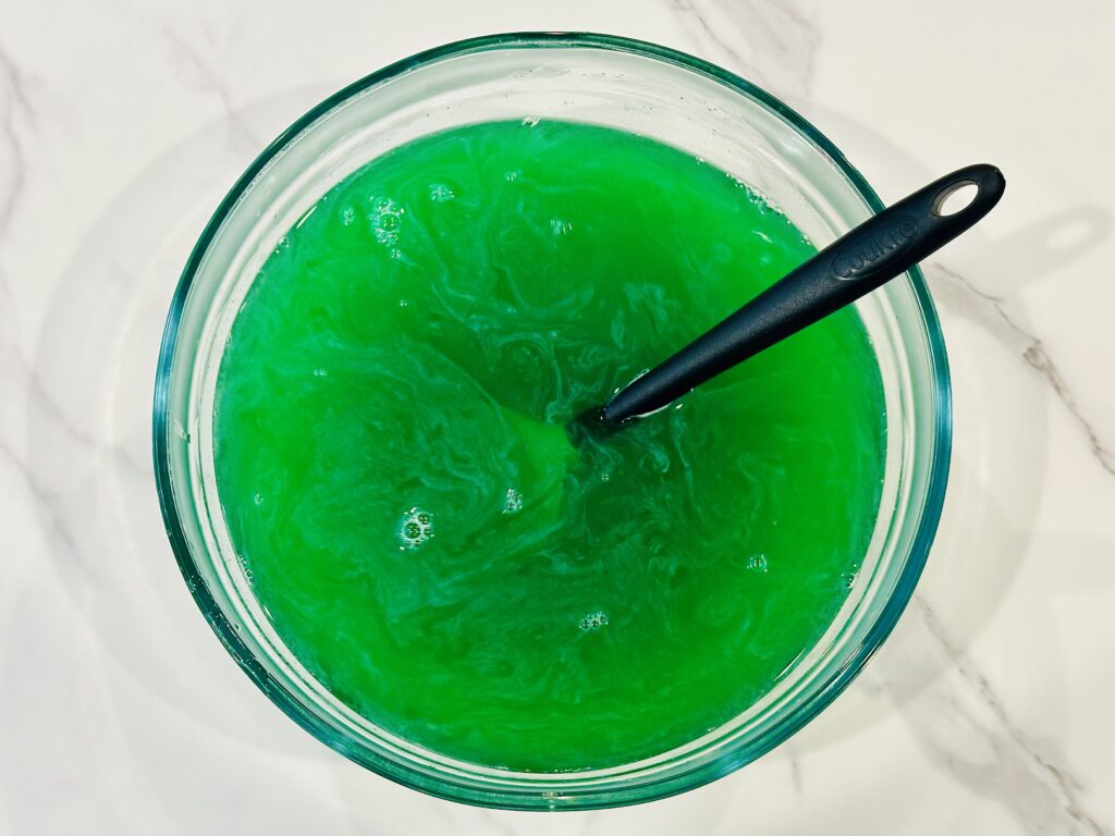 The BEST St. Patrick's Day Jello Sensory Bin