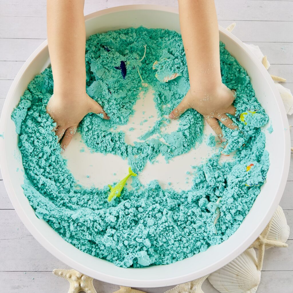 How To Make Taste-Safe Ocean Moon Dough