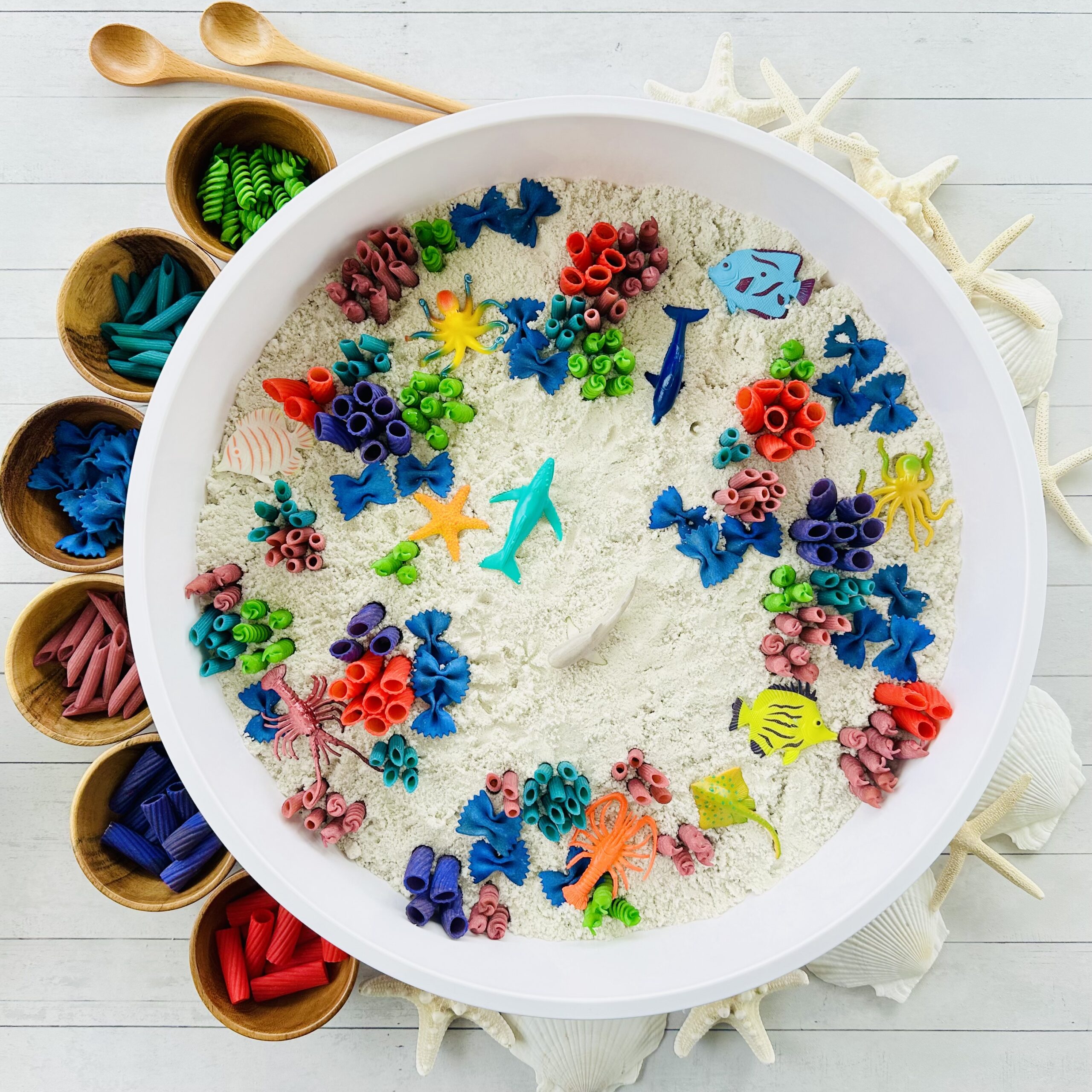 How To Make A Coral Reef Sensory Bin