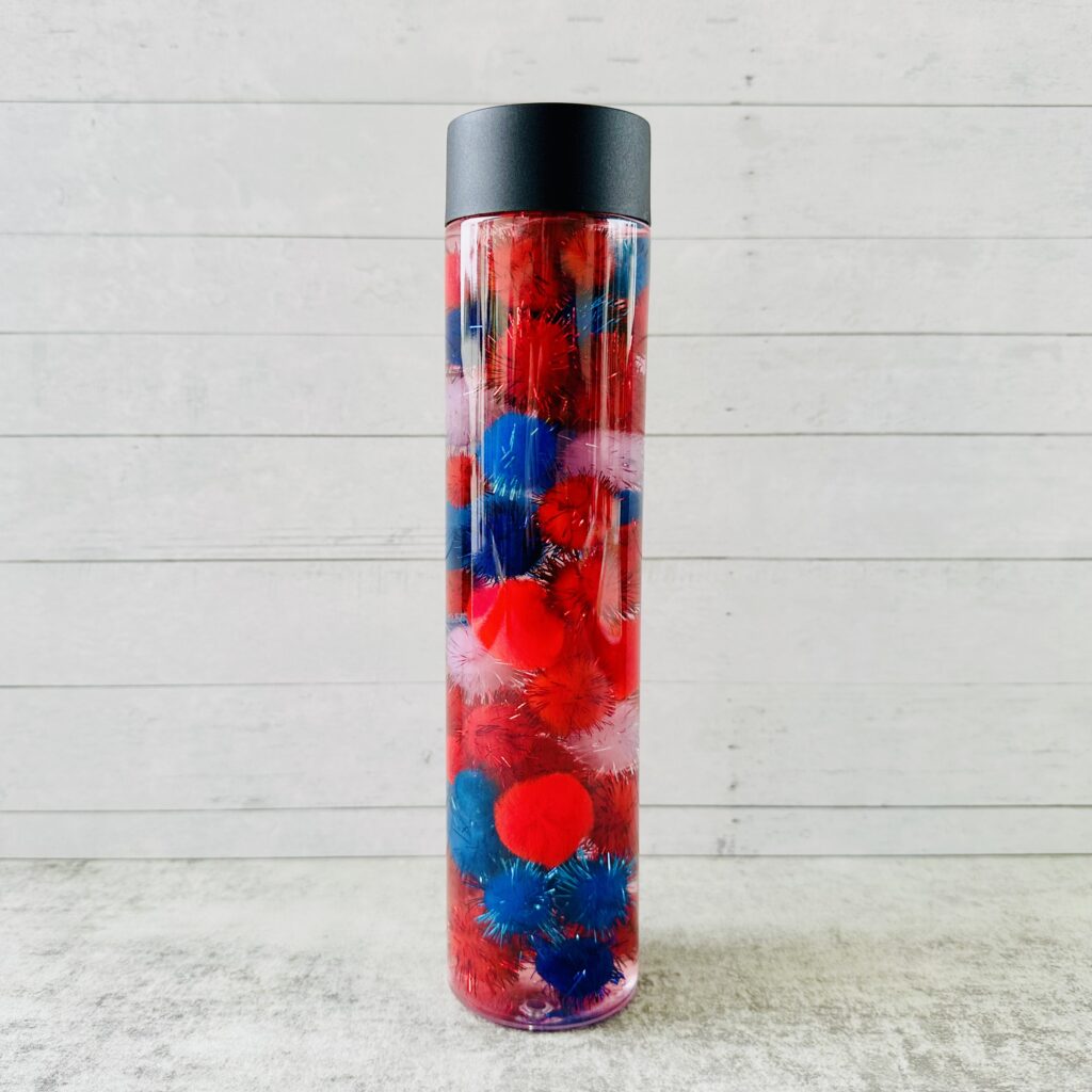 How To Make DIY 4th Of July Sensory Bottles