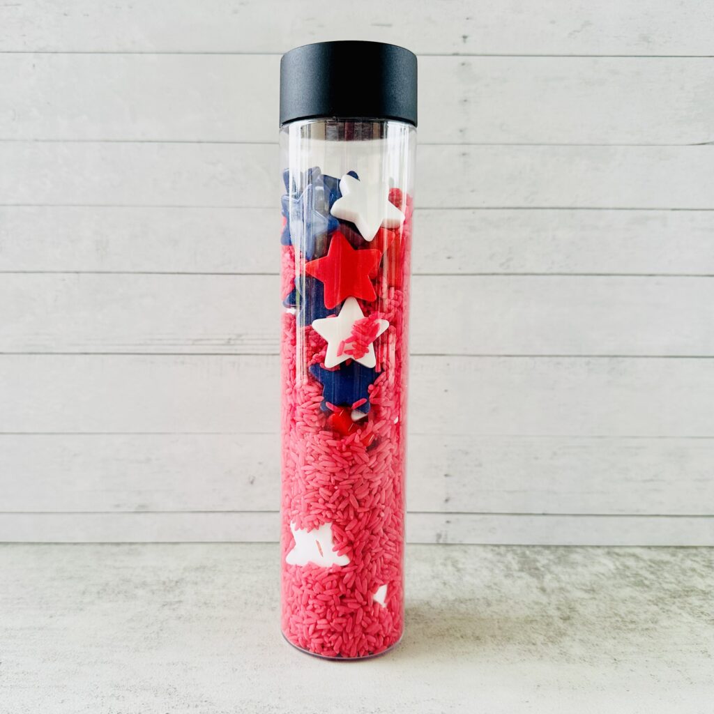 How To Make DIY 4th Of July Sensory Bottles