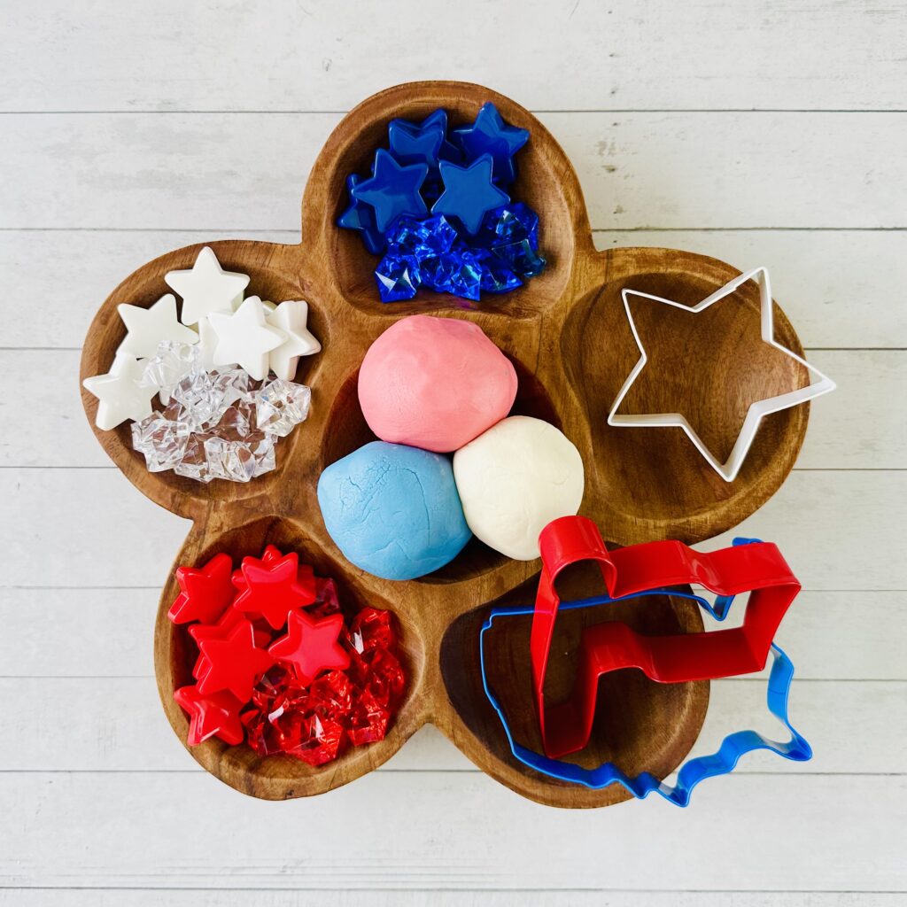 How To Make 4th Of July Edible Playdough