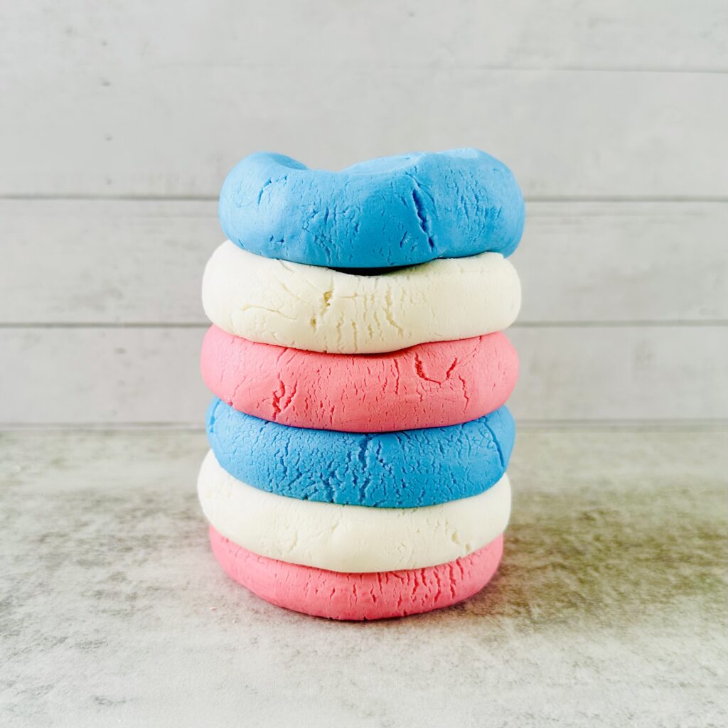 How To Make 4th Of July Edible Playdough