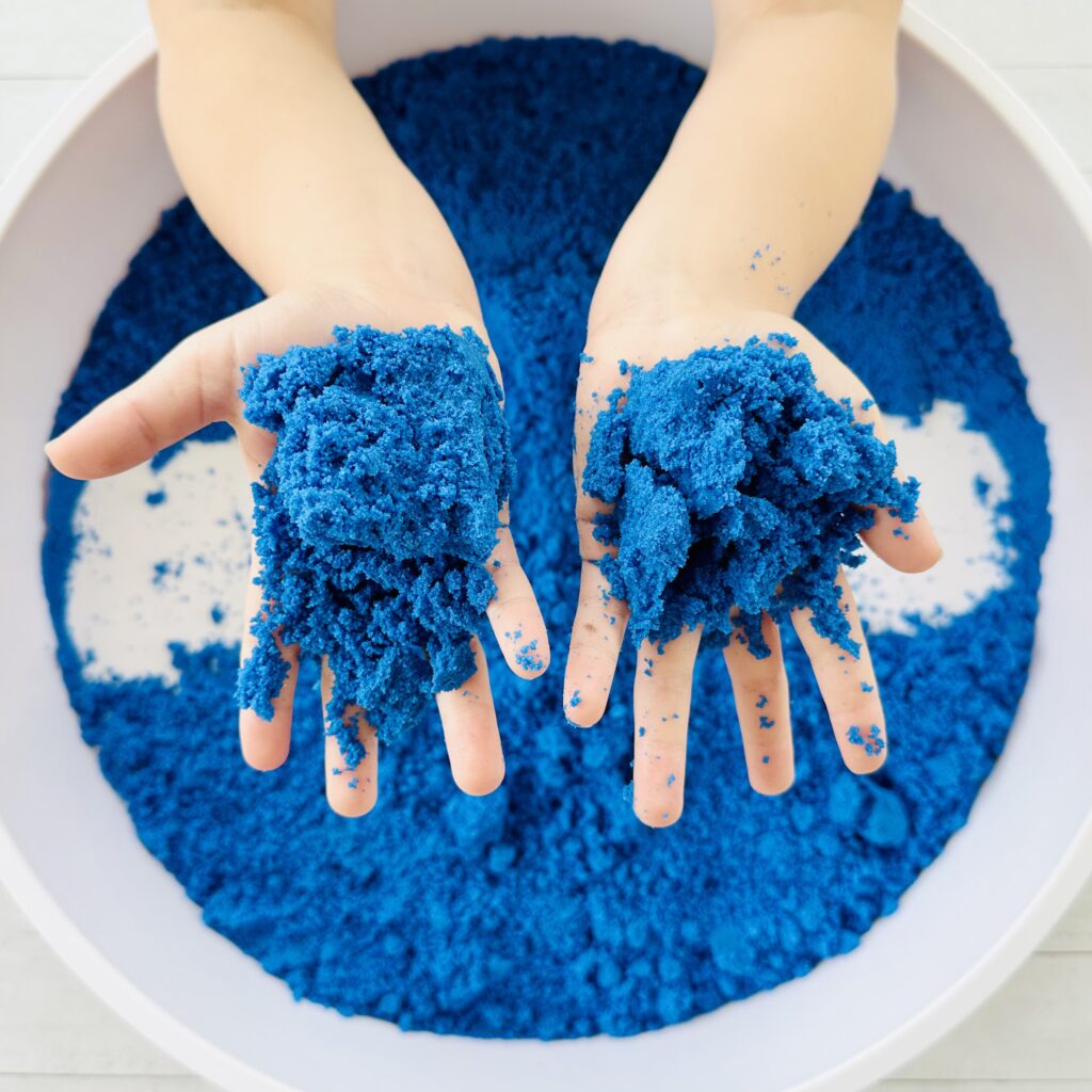 The Best DIY Kinetic Sand Recipe Perfect for Sensory Play