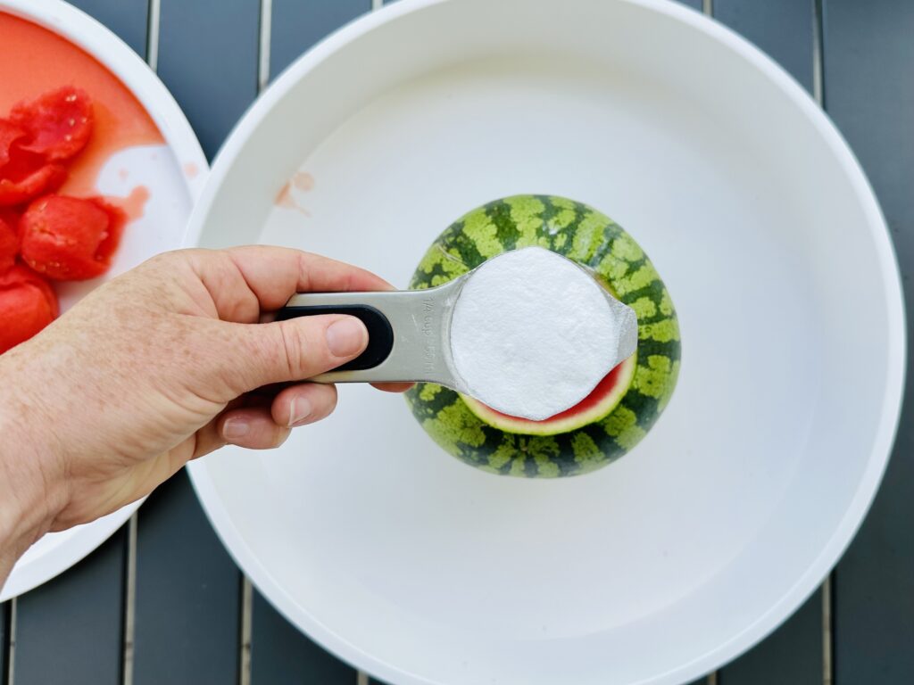 How To Make An Erupting Watermelon Volcano
