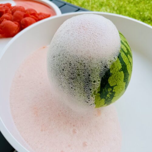 How To Make An Erupting Watermelon Volcano
