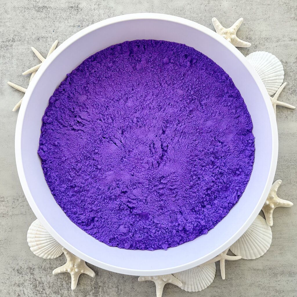 How To Make A Colorful Kinetic Sand Mermaid Sensory Bin