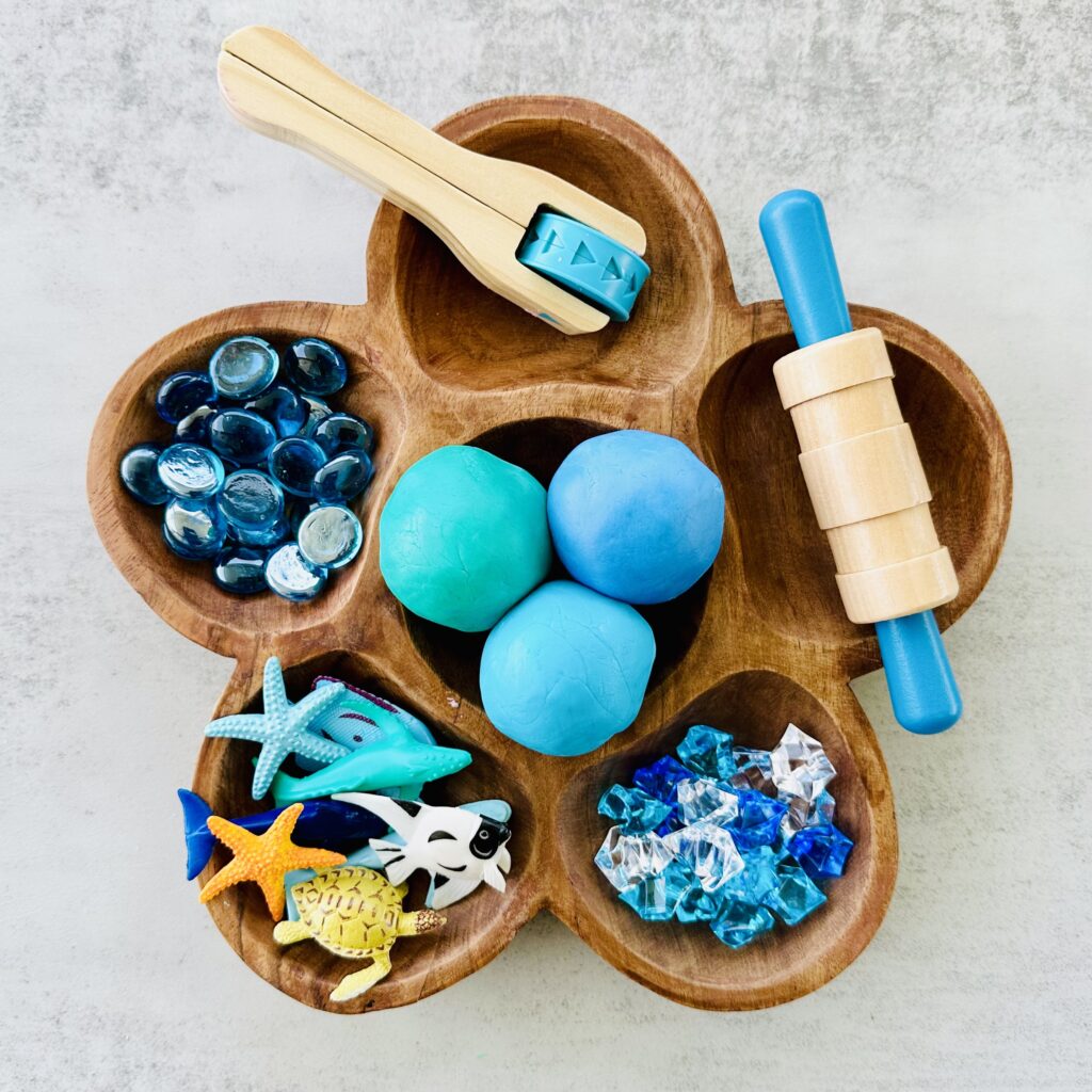 How To Make Ocean Edible Playdough