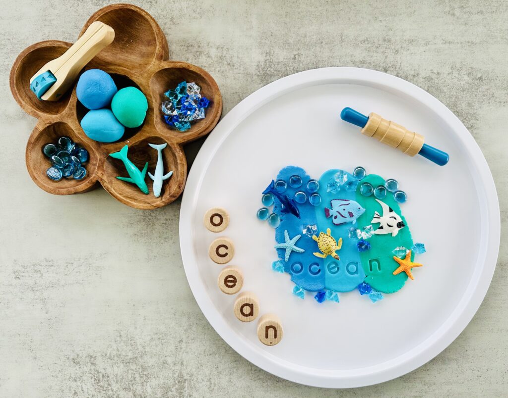 How To Make Ocean Edible Playdough