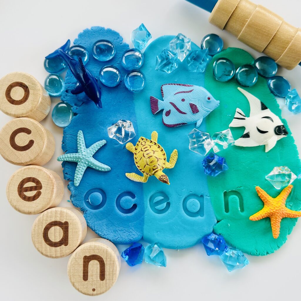 How To Make Ocean Edible Playdough