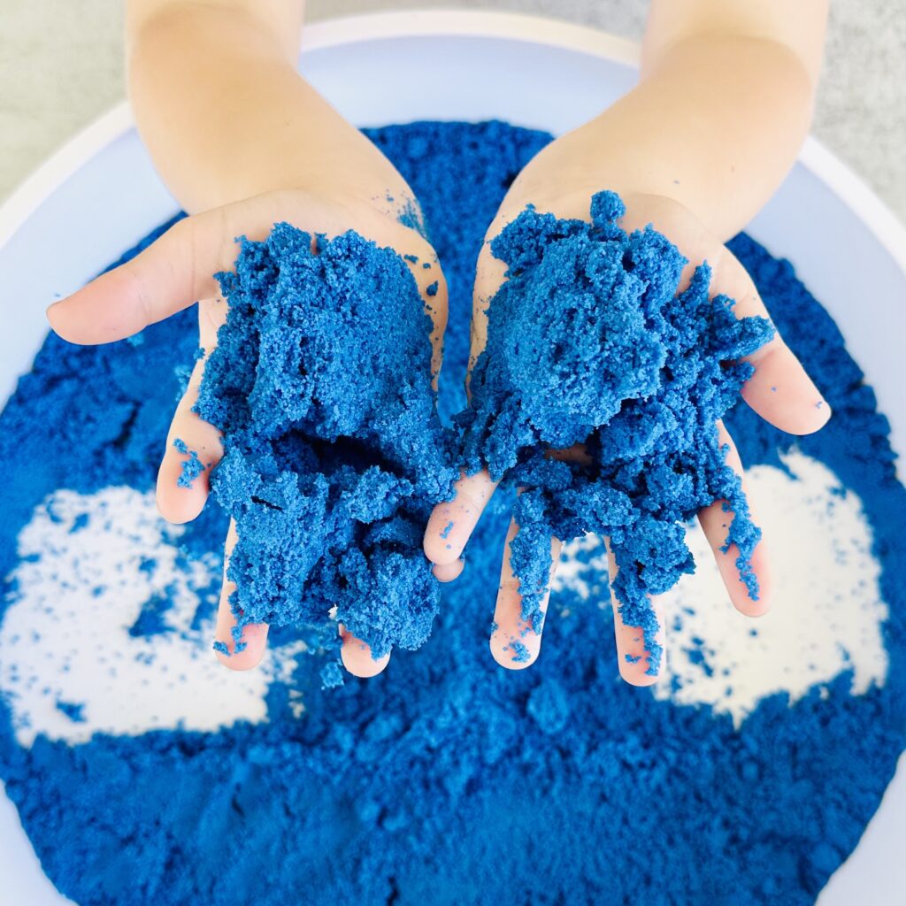 The Best DIY Kinetic Sand Space-Themed Sensory Bin