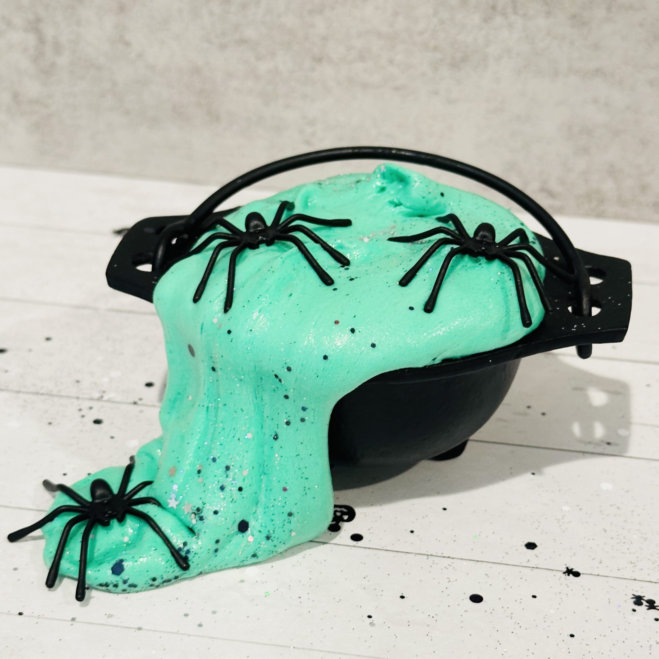 How To Make Halloween Monster Fluffy Slime (No Borax!)