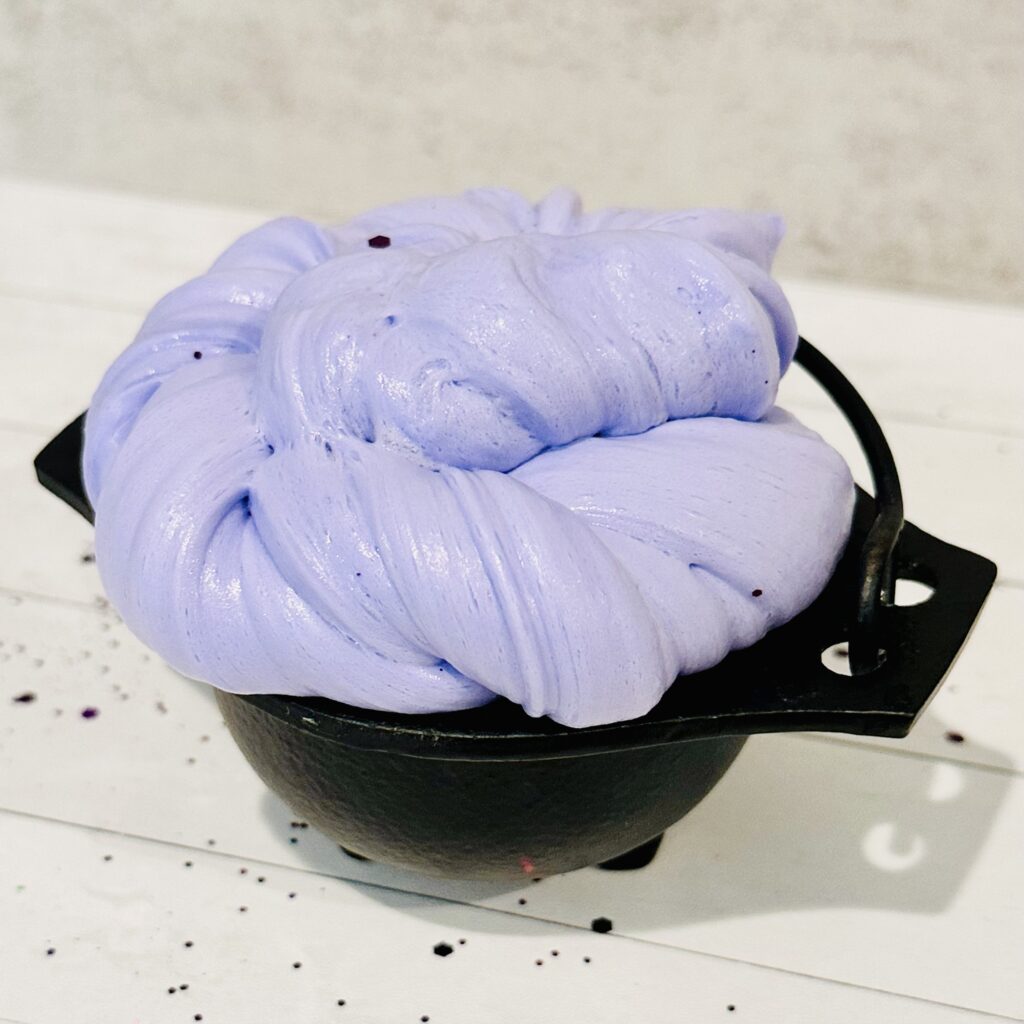 How To Make Halloween Witches' Brew Fluffy Slime (No Borax!)