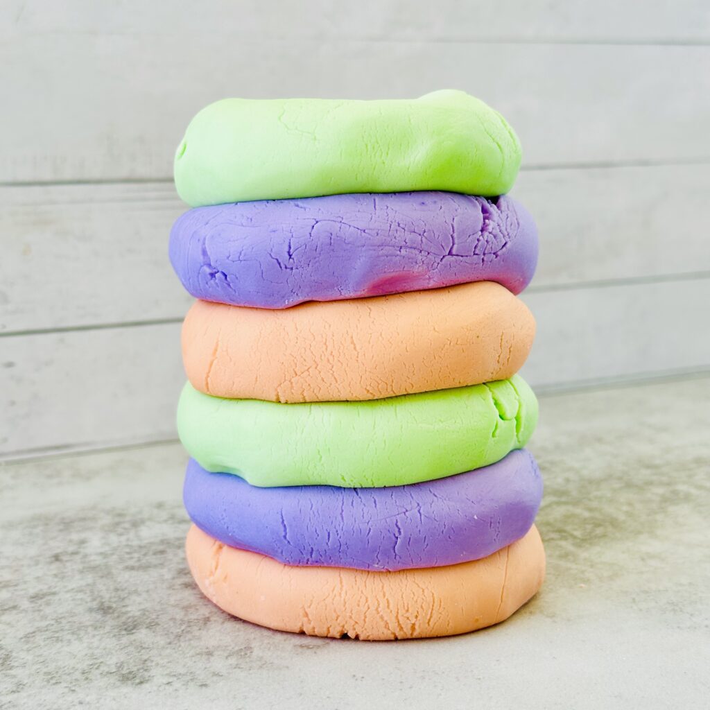 Spooky Halloween Edible Playdough Recipe (No Cooking!)