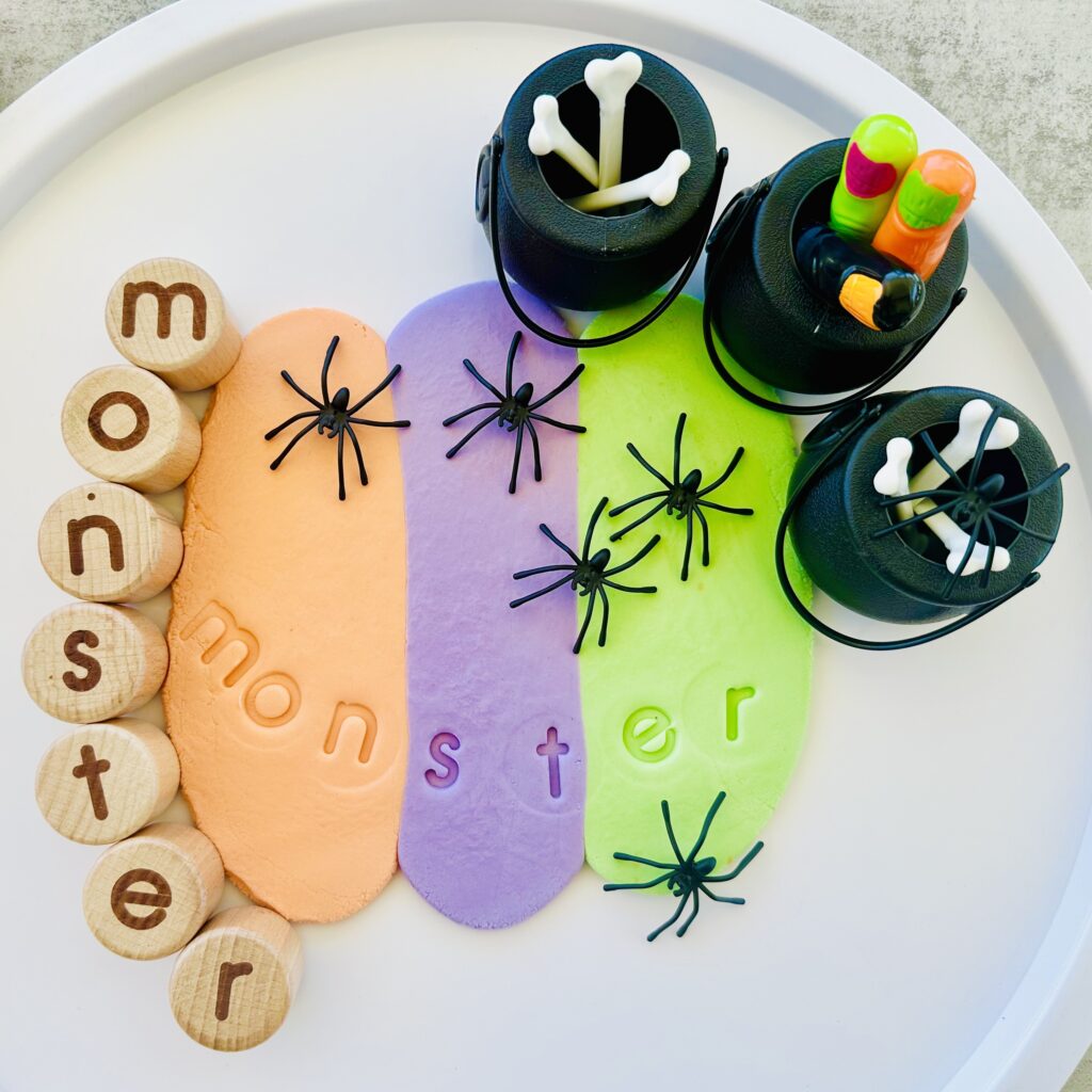 Spooky Halloween Edible Playdough Recipe (No Cooking!)