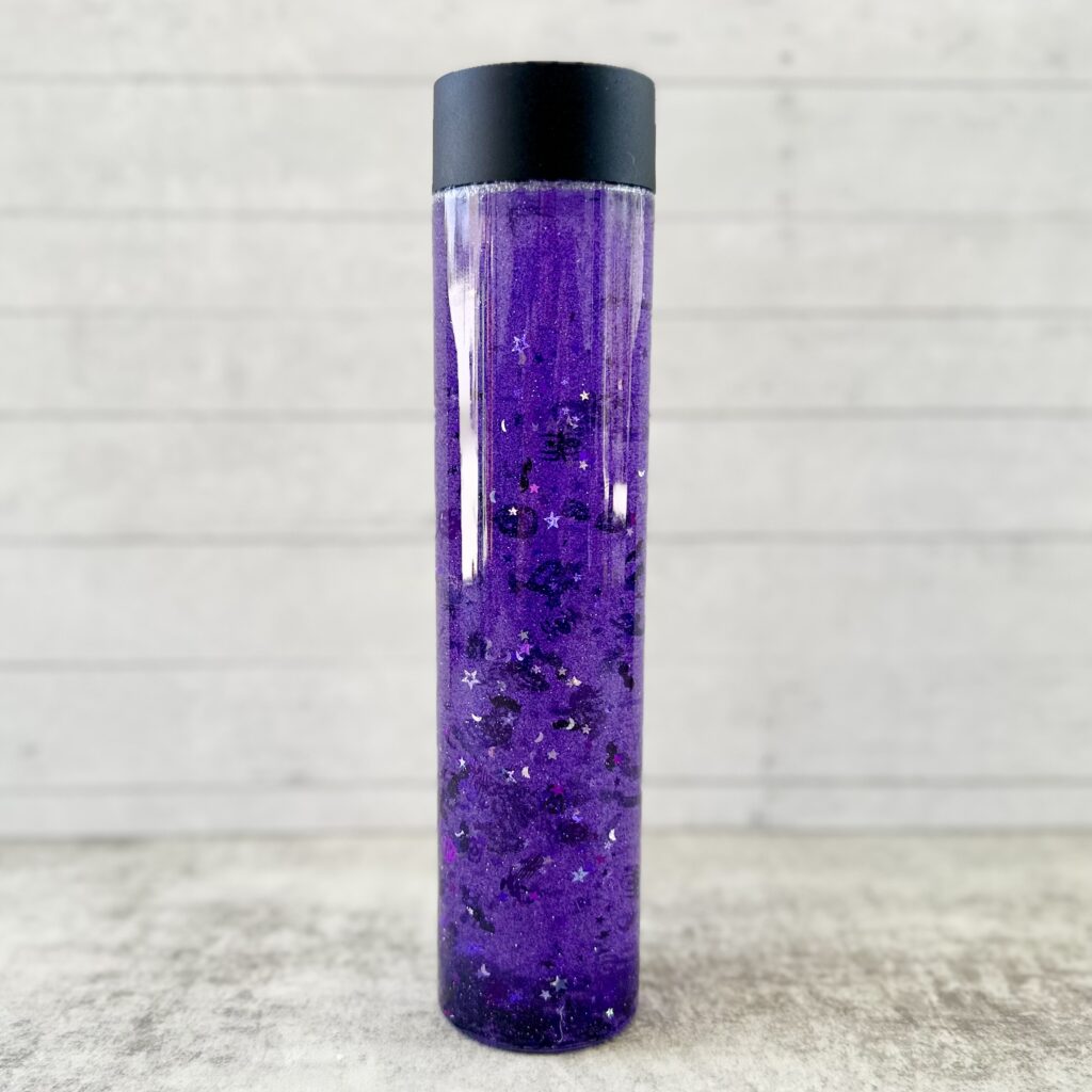 How To Make DIY Glittery Halloween Sensory Bottles