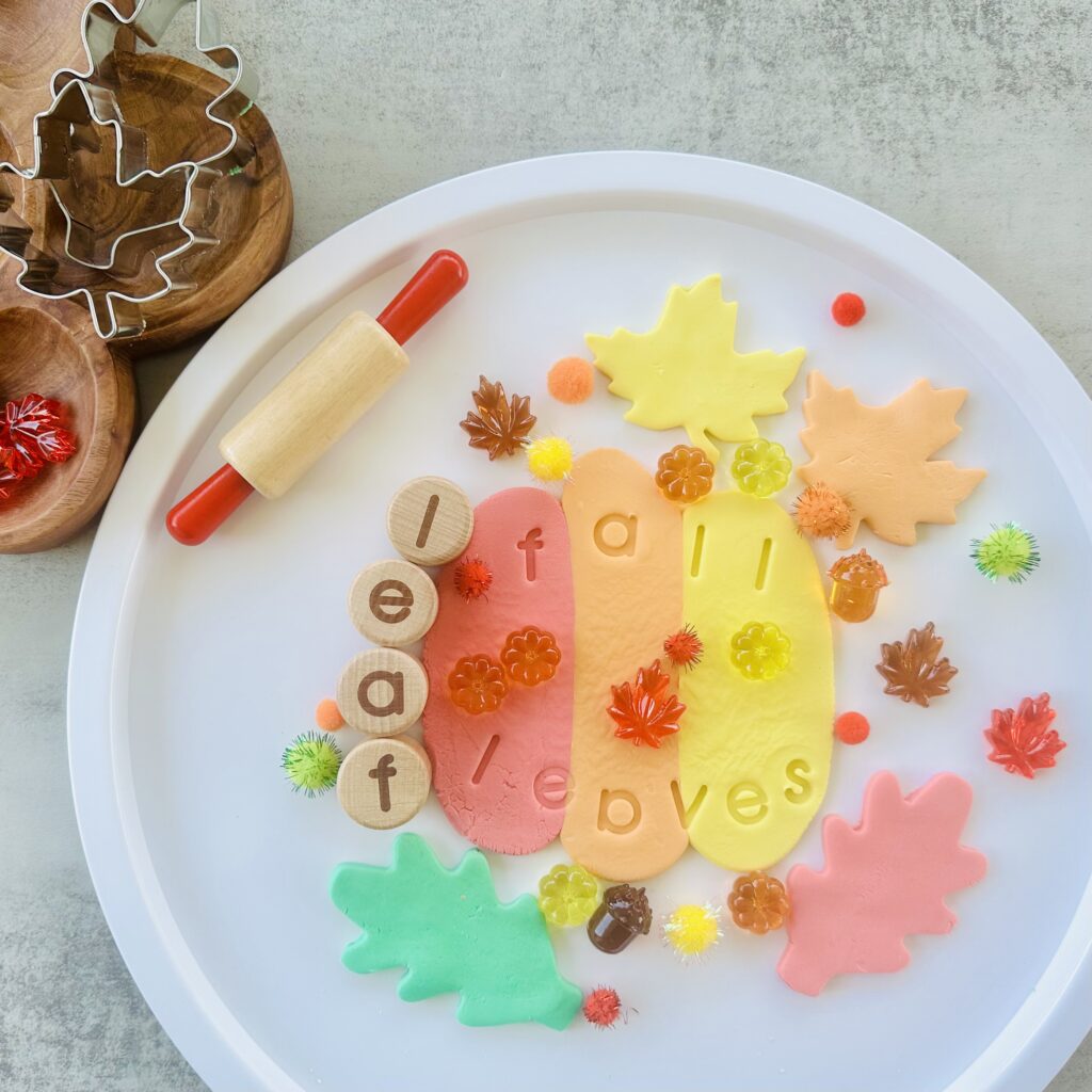 Edible Fall Playdough Recipe (No Cook Recipe!)