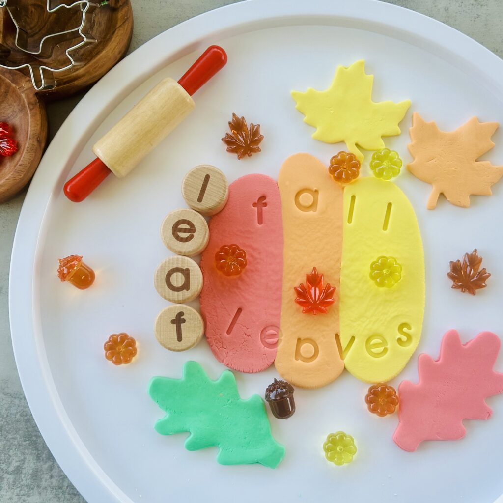 Edible Fall Playdough Recipe (No Cook Recipe!)