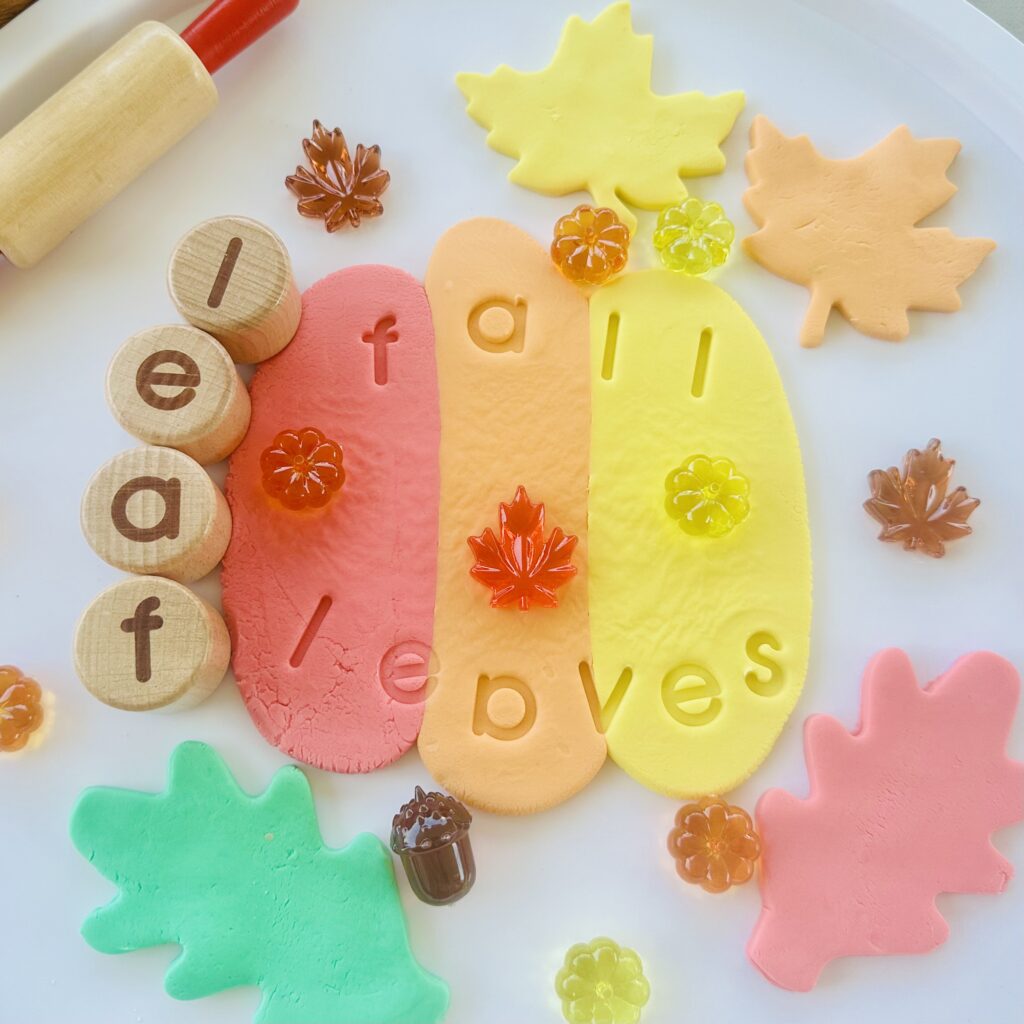 Edible Fall Playdough Recipe (No Cook Recipe!)
