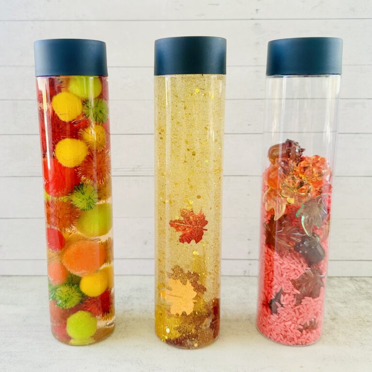 How To Make Fall Sensory Bottles