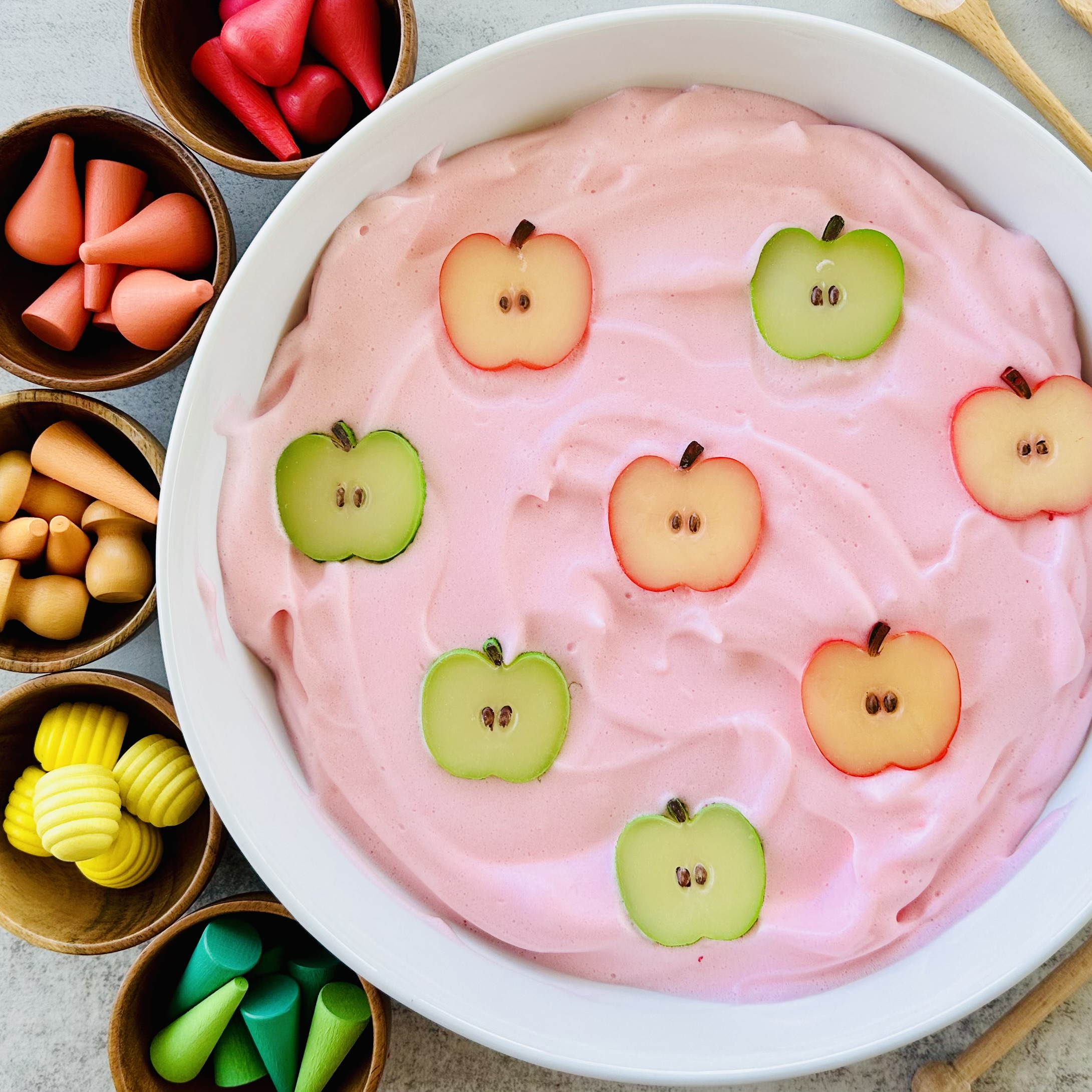 How To Make Taste-Safe Chickpea Foam Fall Sensory Bin