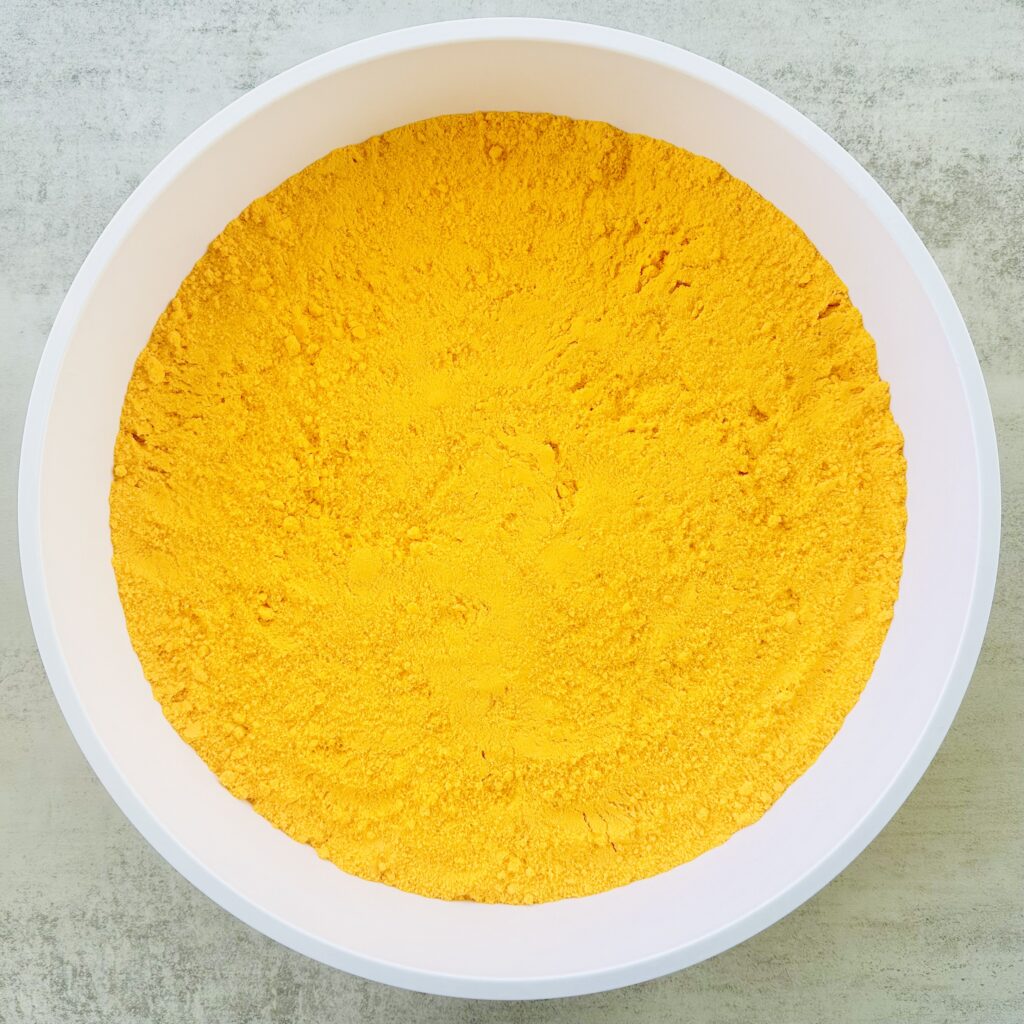 Kinetic Sand in a sensory bin