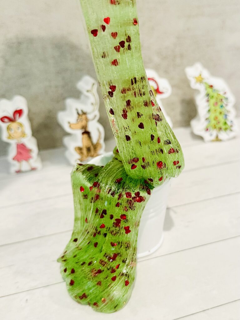 How To Make Grinch Slime (No Borax!)