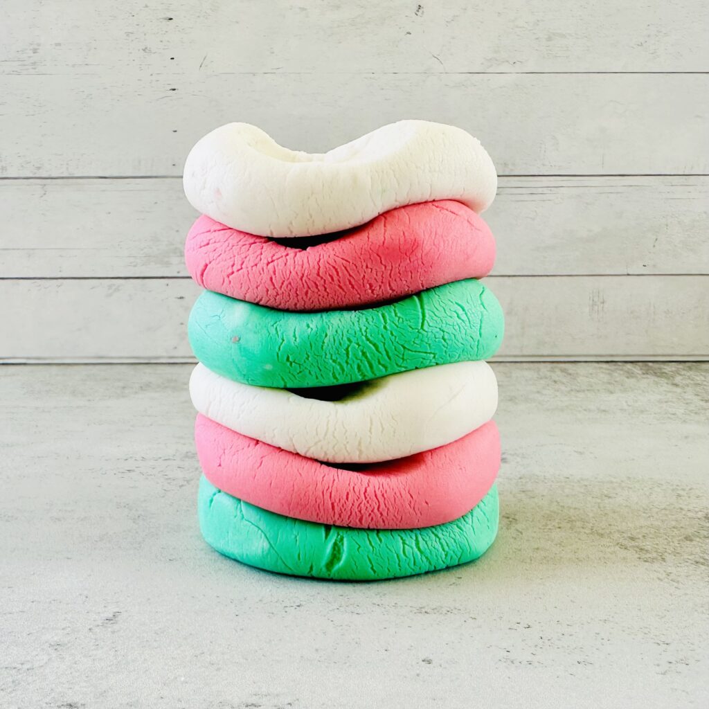 Edible Christmas Playdough Recipe (No Cook Recipe!)
