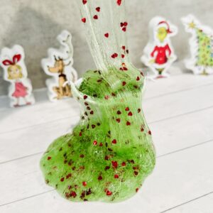How To Make Grinch Slime (No Borax!)