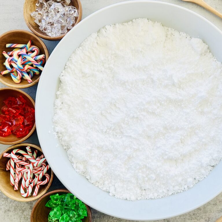 The Best Fake Snow Recipe For Sensory Play
