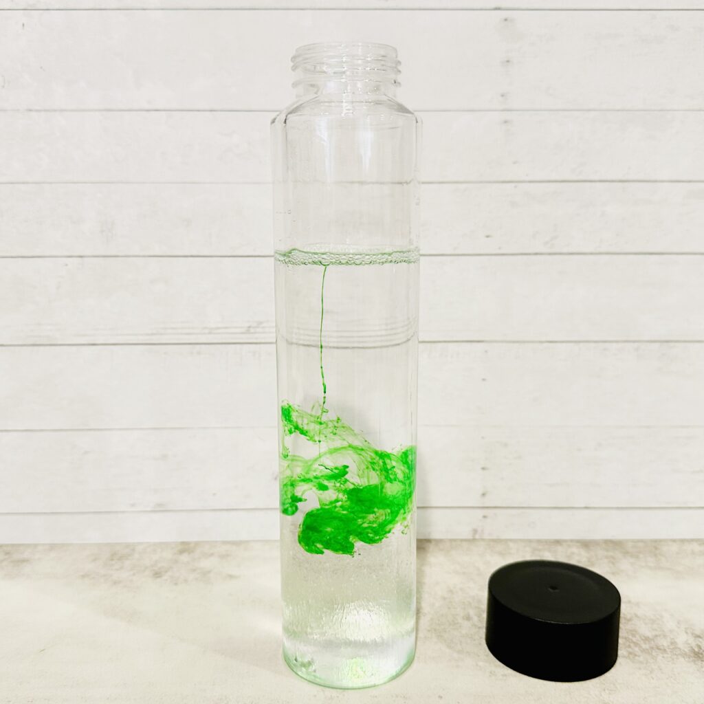 How To Make a DIY Grinch Sensory Bottle