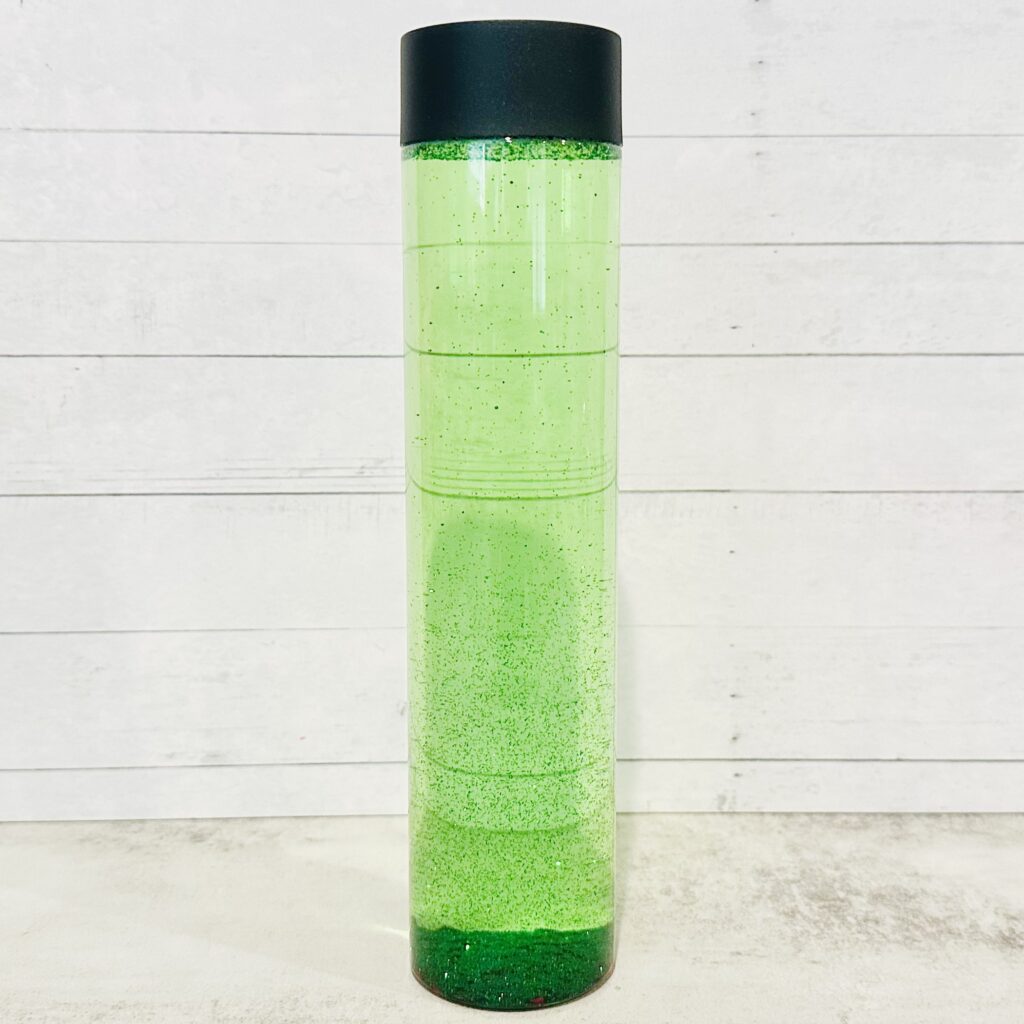 How To Make a DIY Grinch Sensory Bottle