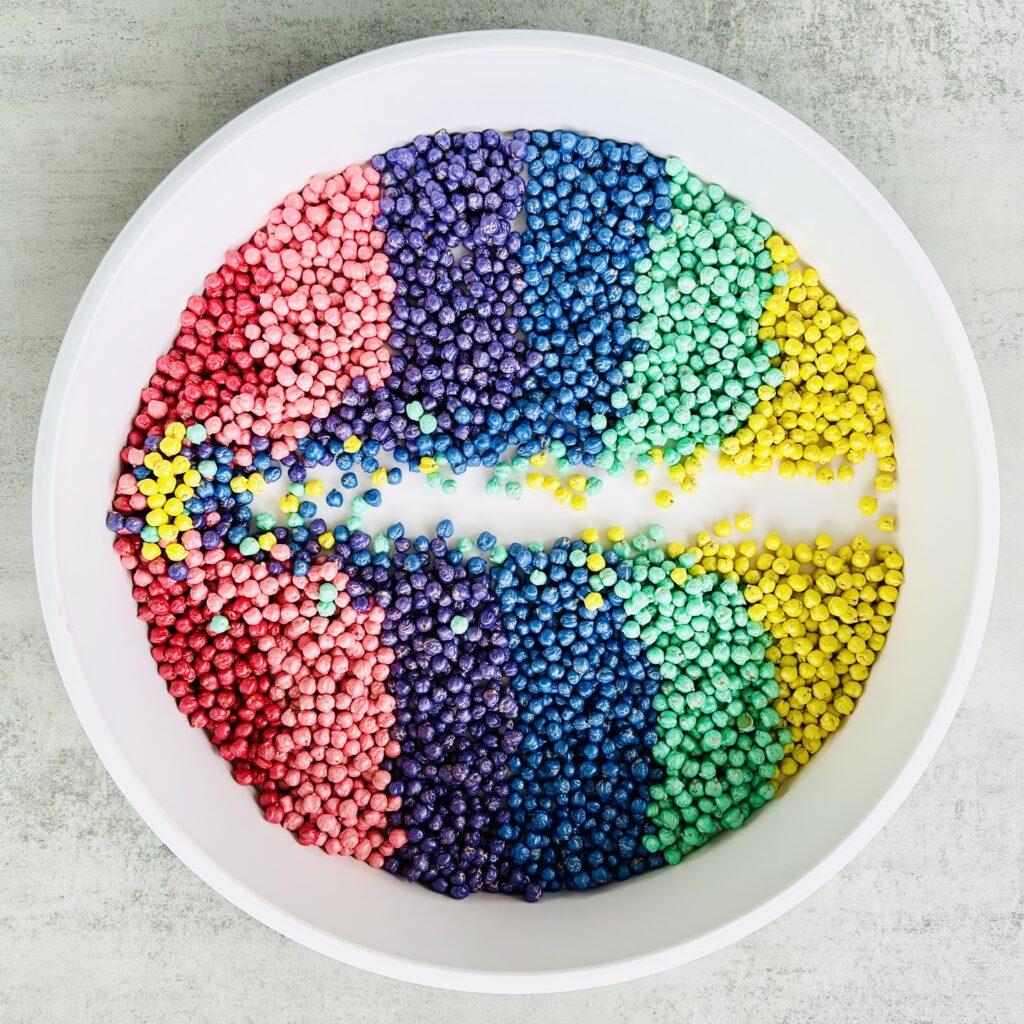 How To Paint Chickpeas For Sensory Play