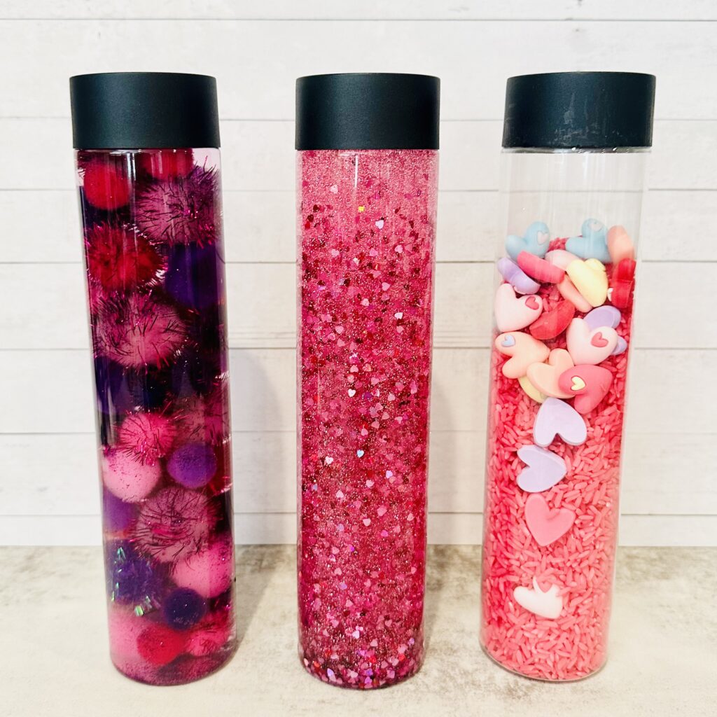 DIY Valentines Day Sensory Bottles